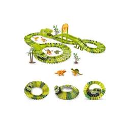 GENERICO - Pista De Dinosaurio 168pcs Con Auto Juguete Niños Park Rail