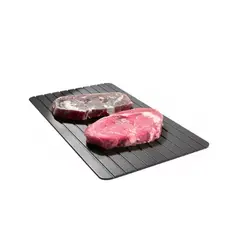 GENERICO - Bandeja Tabla De Aluminio Descongeladora Rápida Carne