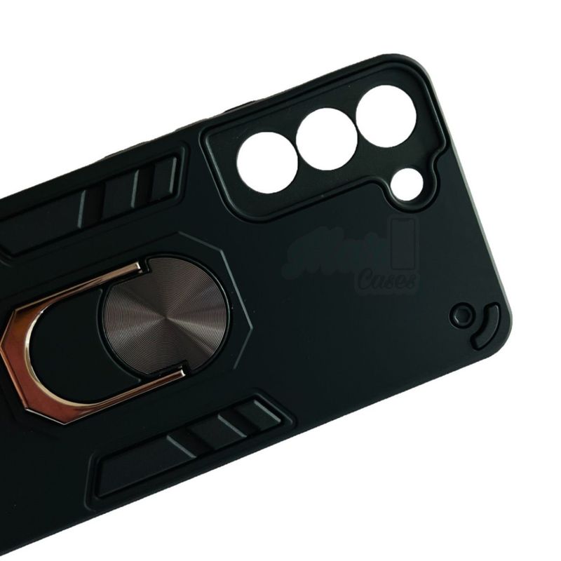 GENERICO - Carcasa Para Samsung S21 Fe Anti-golpes Anillo Negro