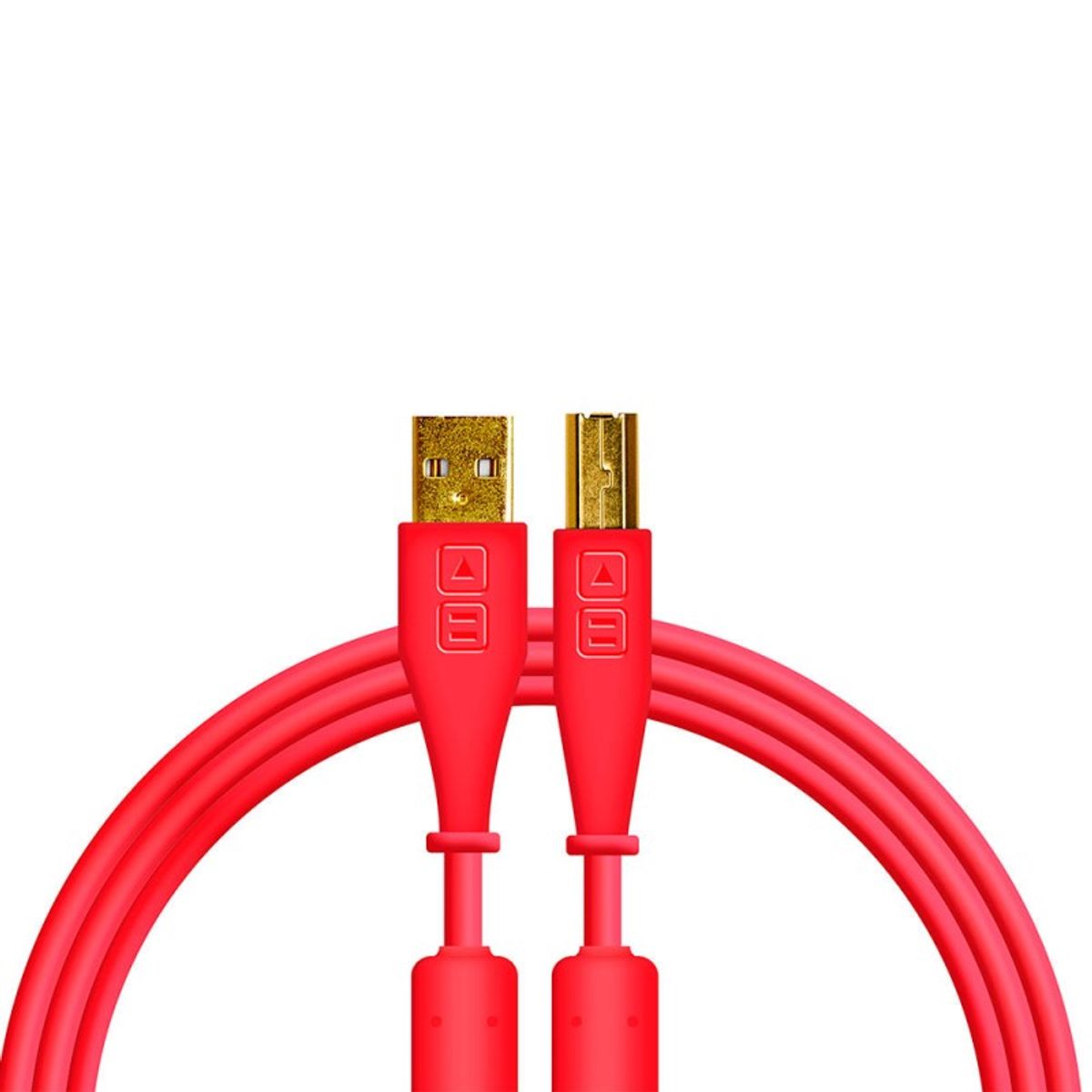 GENERICO - Cable USB-A a USB-B 15 Metros Rojo Chroma Cables DJ Techtools
