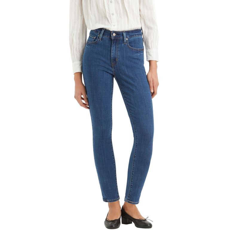 LEVIS - Jeans Mujer 721 High Rise Skinny Azul Levis
