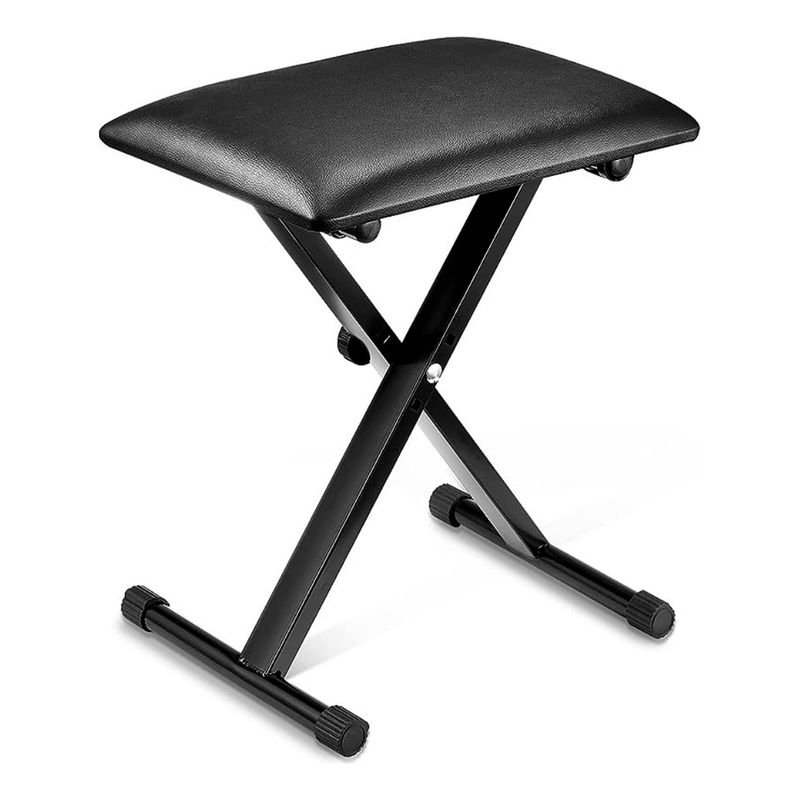 U BUY - Taburete Sillín Piso Teclado Para Piano Plegable Ecocuero