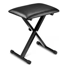 U BUY - Taburete Sillín Piso Teclado Para Piano Plegable Ecocuero