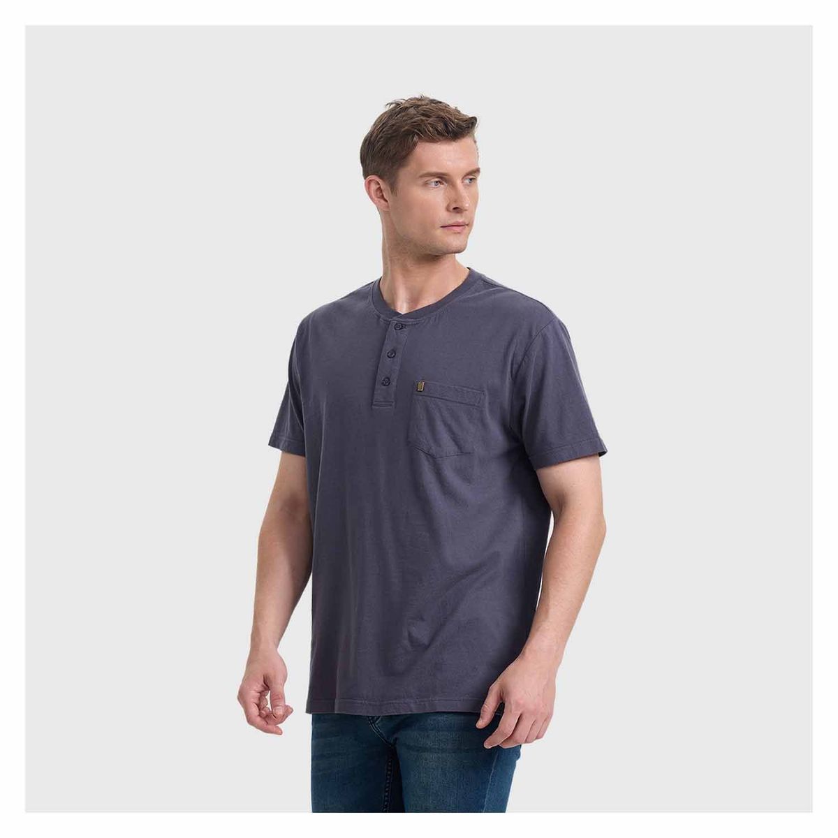 FASHION'S PARK - Polera Hombre Tres Botones Lavanda Fashion's Park
