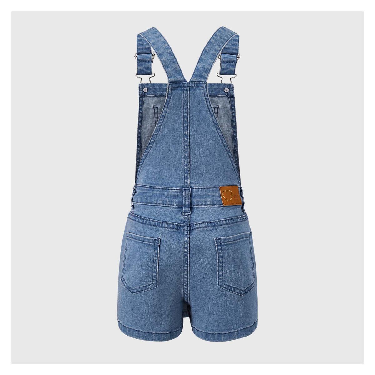FASHION'S PARK - Jardinera Niña Falda Short Azul Fashion's Park