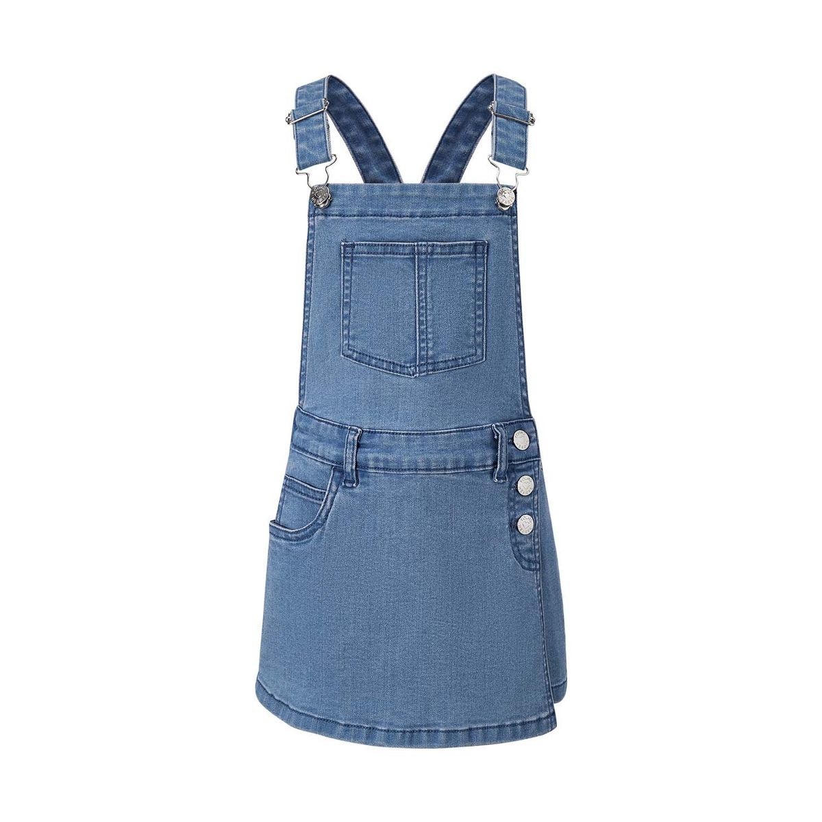 FASHION'S PARK - Jardinera Niña Falda Short Azul Fashion's Park