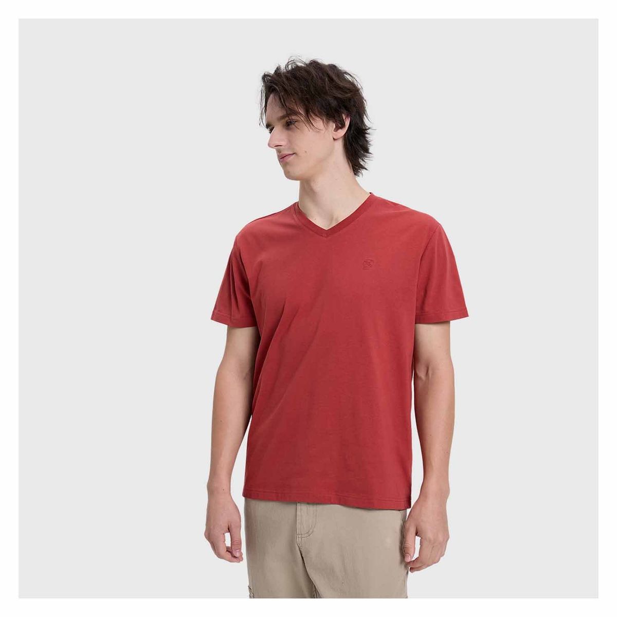 FASHION'S PARK - Polera Hombre Básica Ocre Fashion's Park