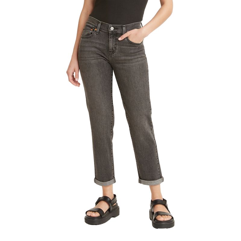 LEVIS - Jeans Mujer Mid Rise Boyfriend Gris Levis
