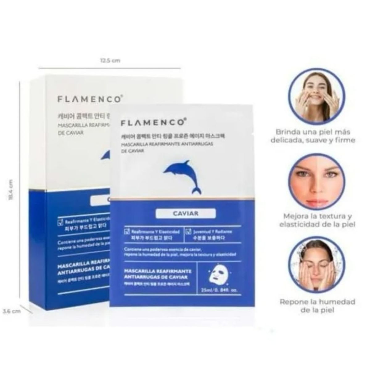 FLAMENCO - Mascarilla Reafirmante Antiarrugas De Caviar.-