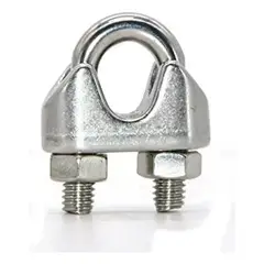 GENERICO - Abrazadera Galvanizada Para Cable De Media Pulgada - Sanli