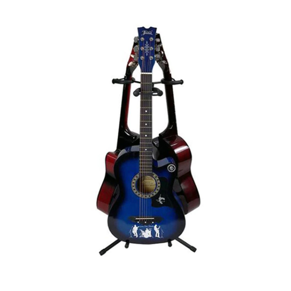 GENERICO - Atril Metálico Para 3 Guitarras O Bajos - SC