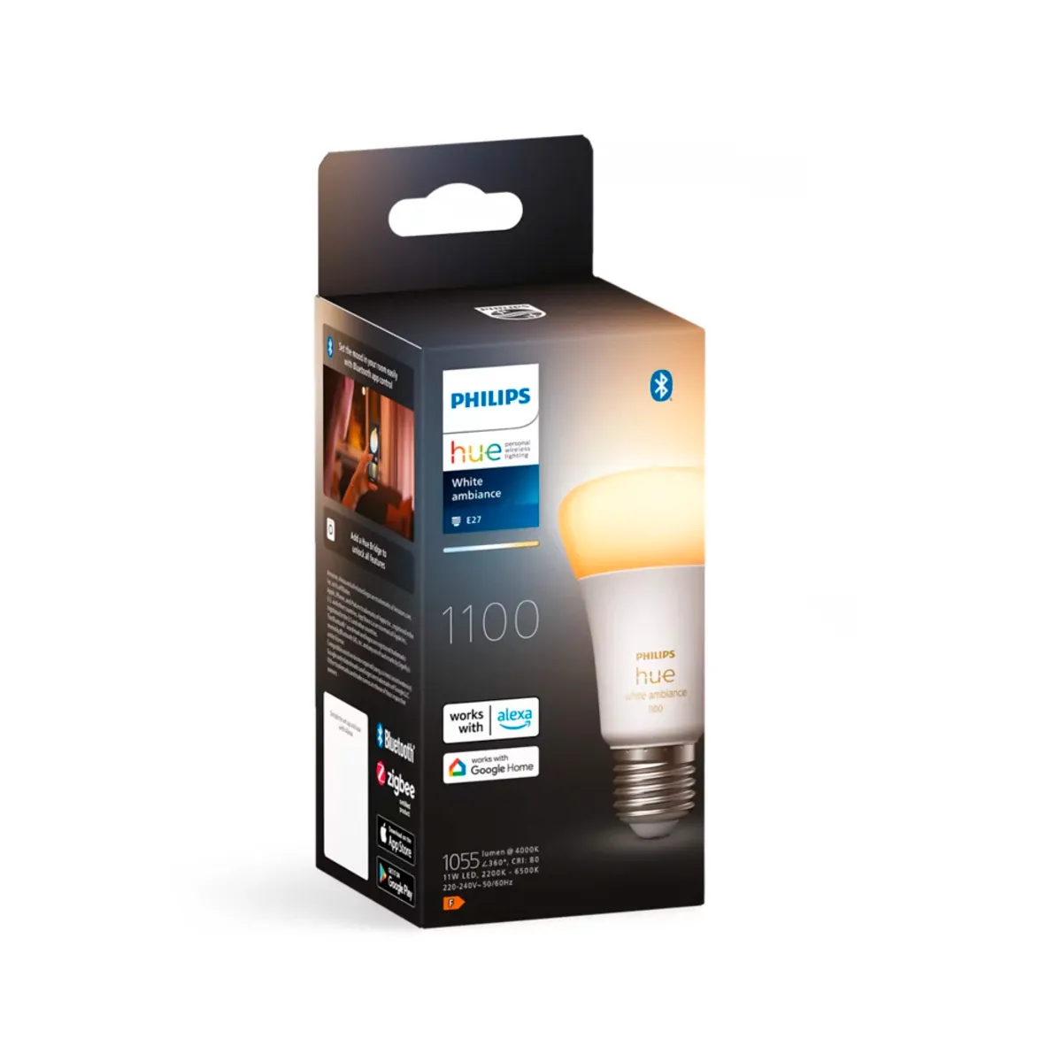 PHILIPS HUE - Ampolleta Inteligente White Ambience A60 E27 Philips Hue