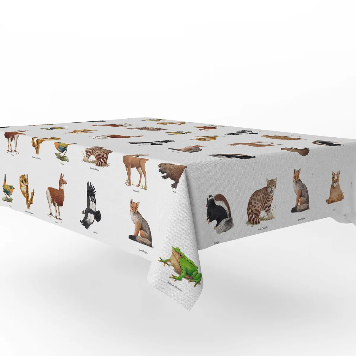 ANDES1 - Mantel antimanchas Fauna Chilena