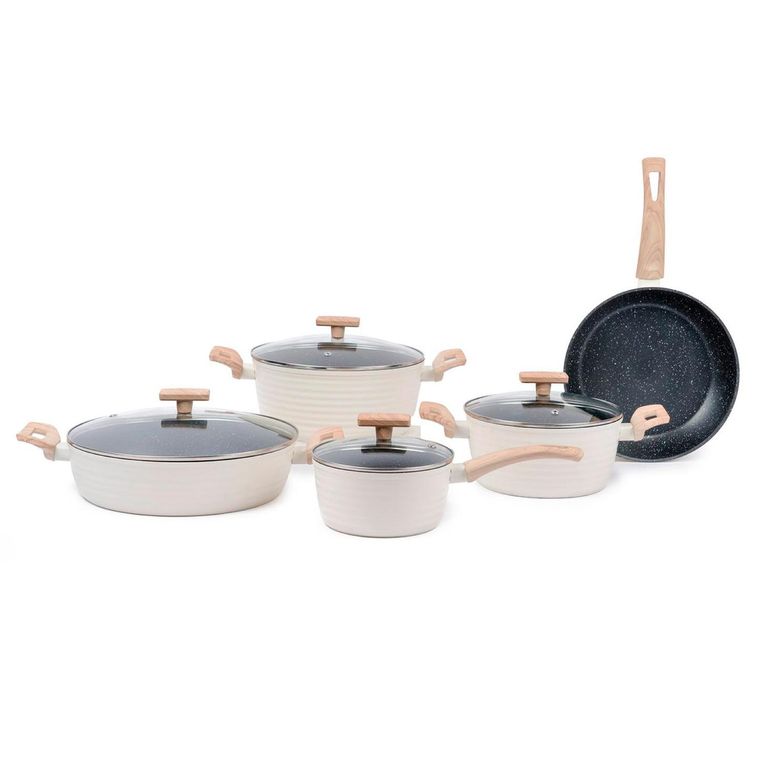 Bateria de Cocina Antiadherente Savannah 9 Piezas