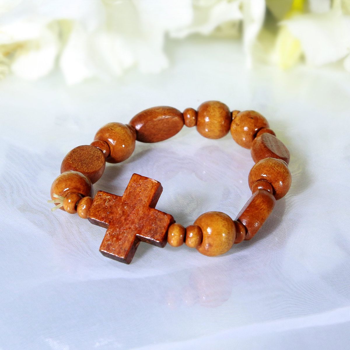 GENERICO - Brazalete Religioso Italiano De Madera