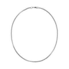 GUESS - Collar 21 Box Chain 4Mm Plateado