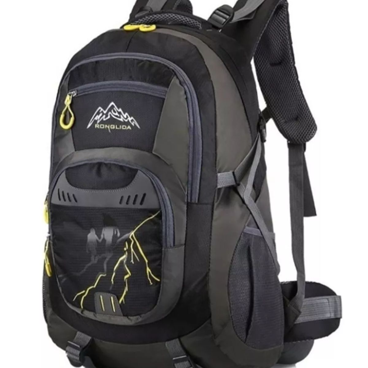 GENERICO - Mochila Trekking Camping 50 Litros Impermeable BLUE