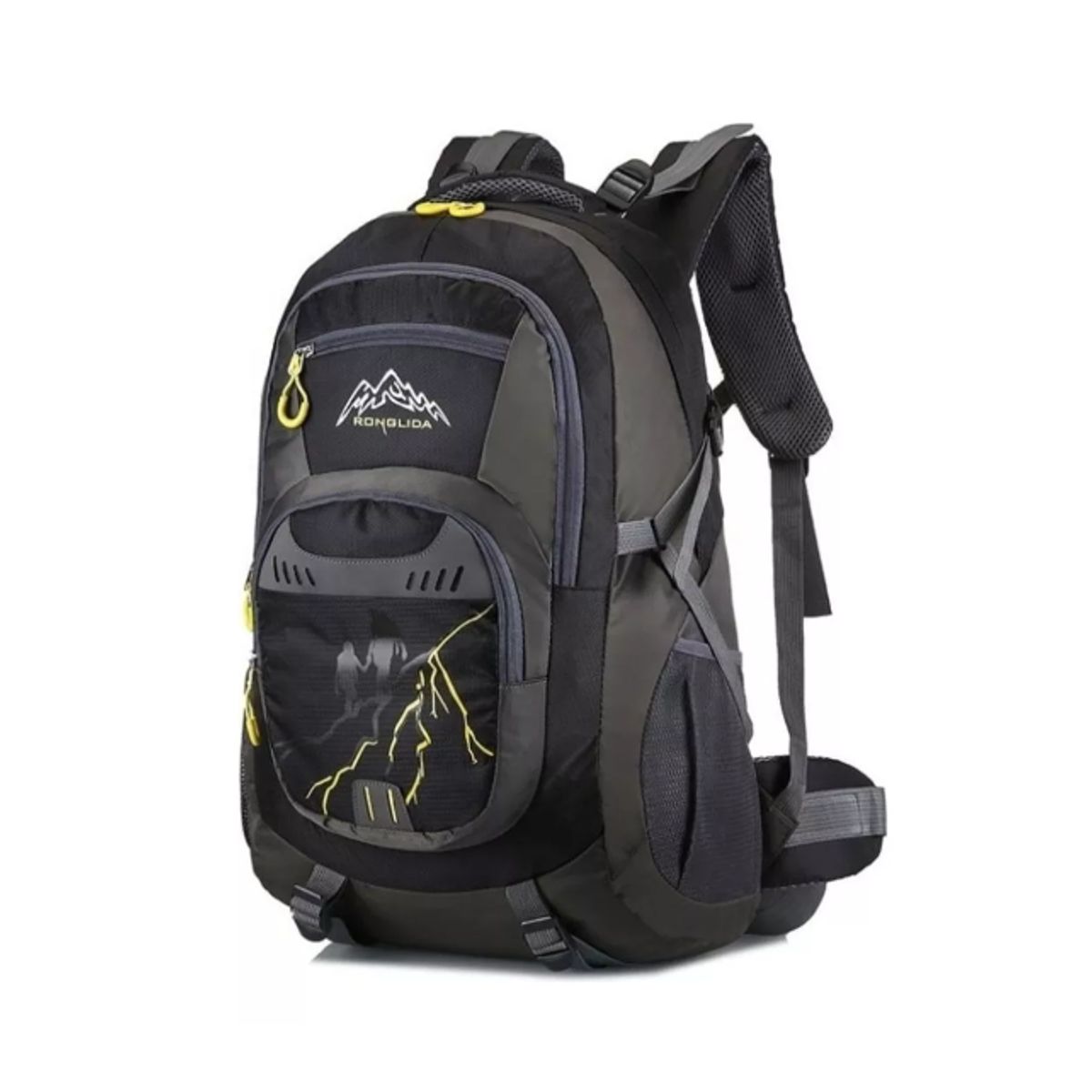 GENERICO - Mochila Trekking Camping 50 Litros Impermeable BLUE