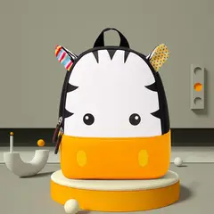 GENERICO - Mochila Zoológico Cebra Impermeable 23x28 CM
