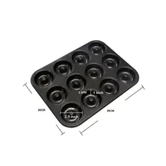 GENERICO - 2 Moldes Donas Moldes De Donas Donut Molde Para Dona 12 Cav