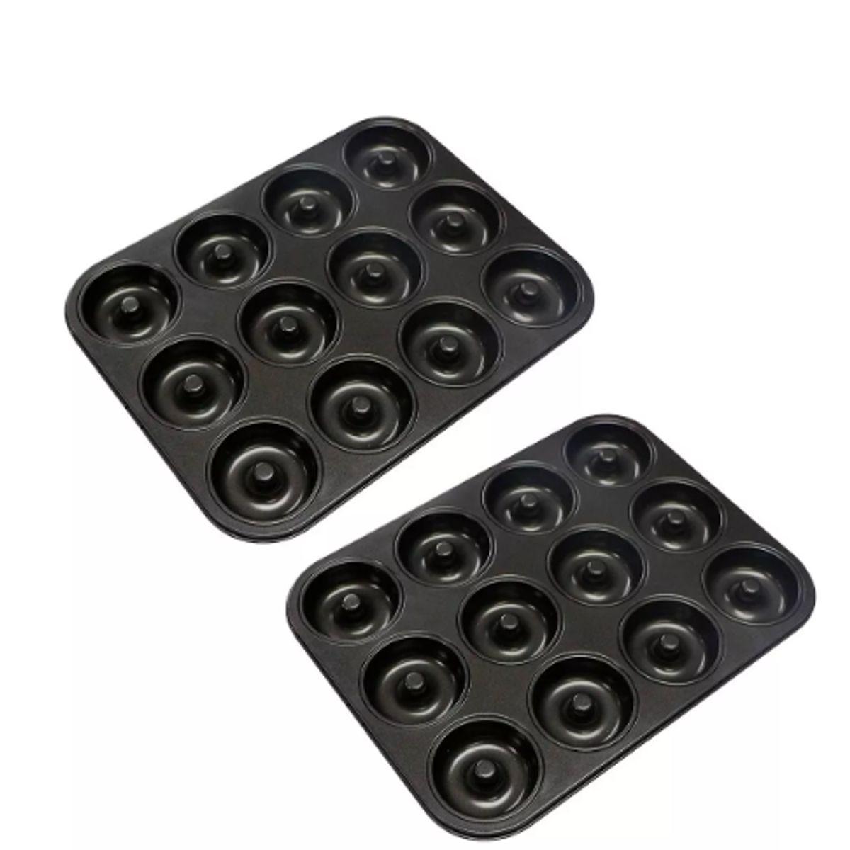 GENERICO - 2 Moldes Donas Moldes De Donas Donut Molde Para Dona 12 Cav