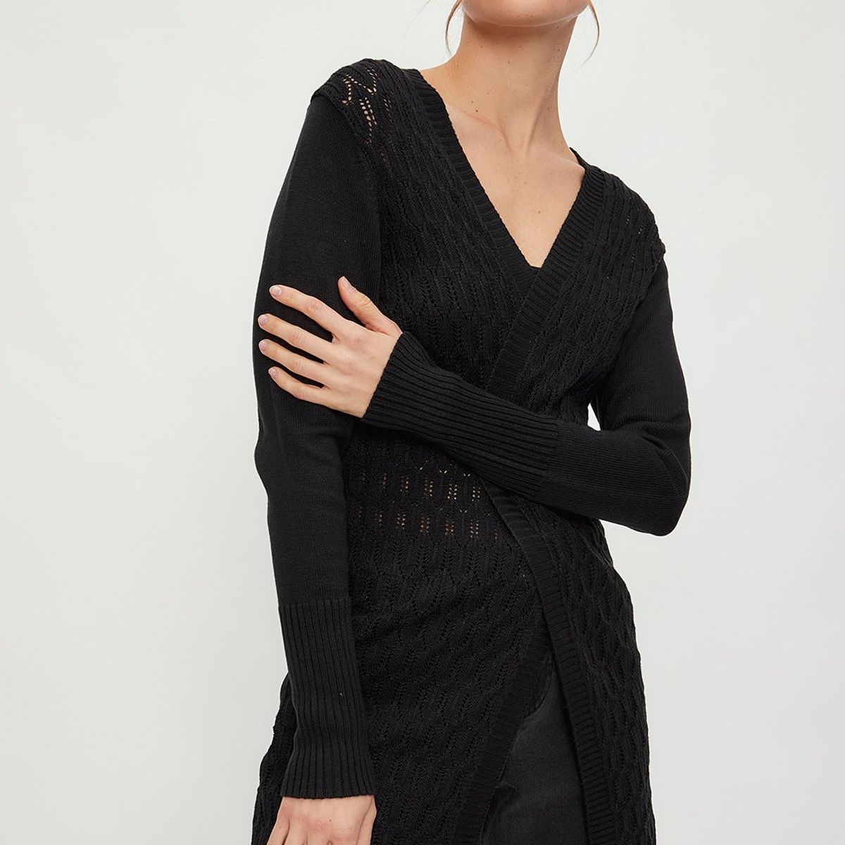 IO - Sweater Negro Mujer Io