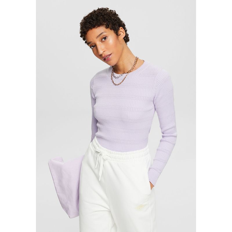 ESPRIT - Sweater De Punto Cuello Redondo Mujer Esprit ESPRIT