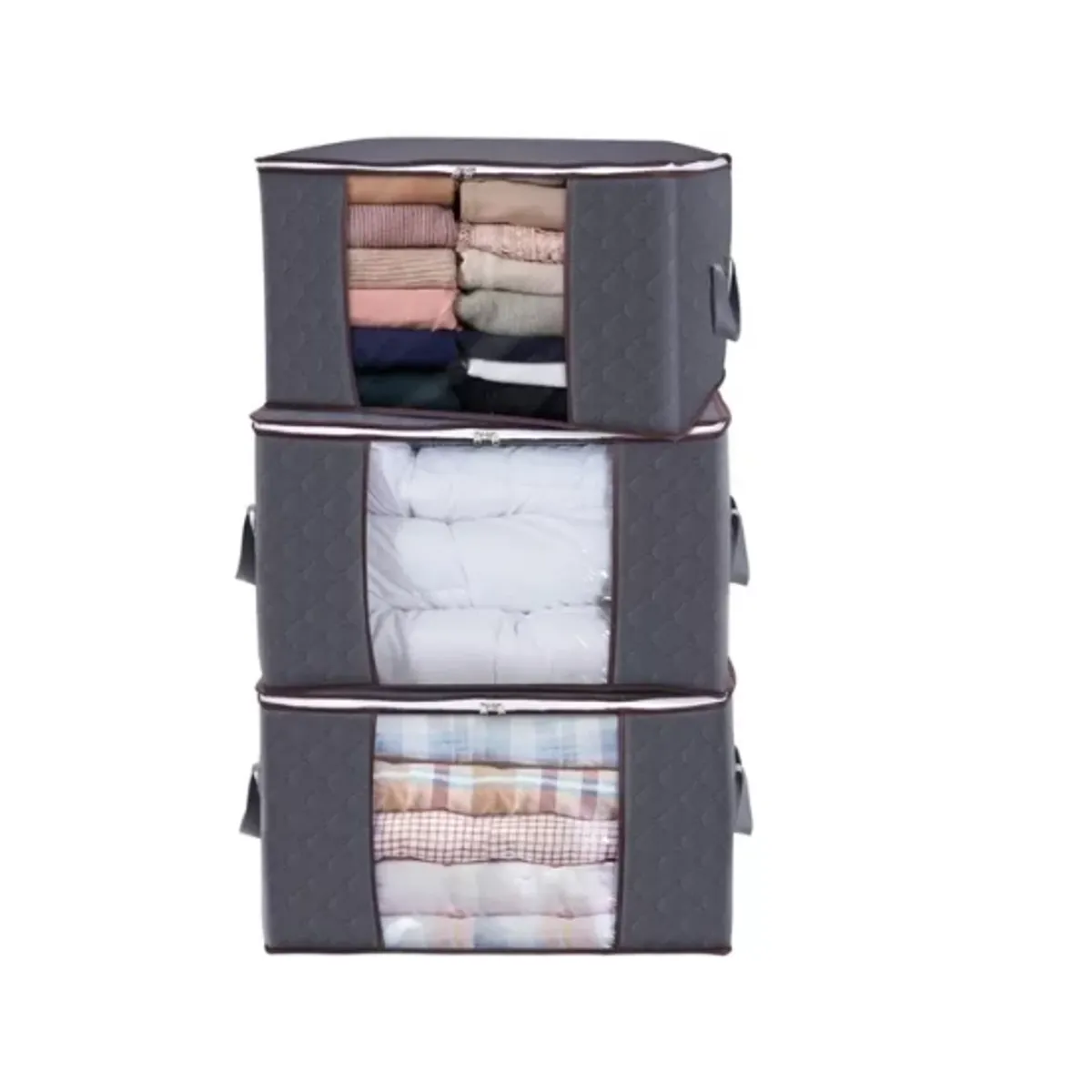 GENERICO - 3 Unidades Organizador De Bolsas De Almacenamiento De Ropa