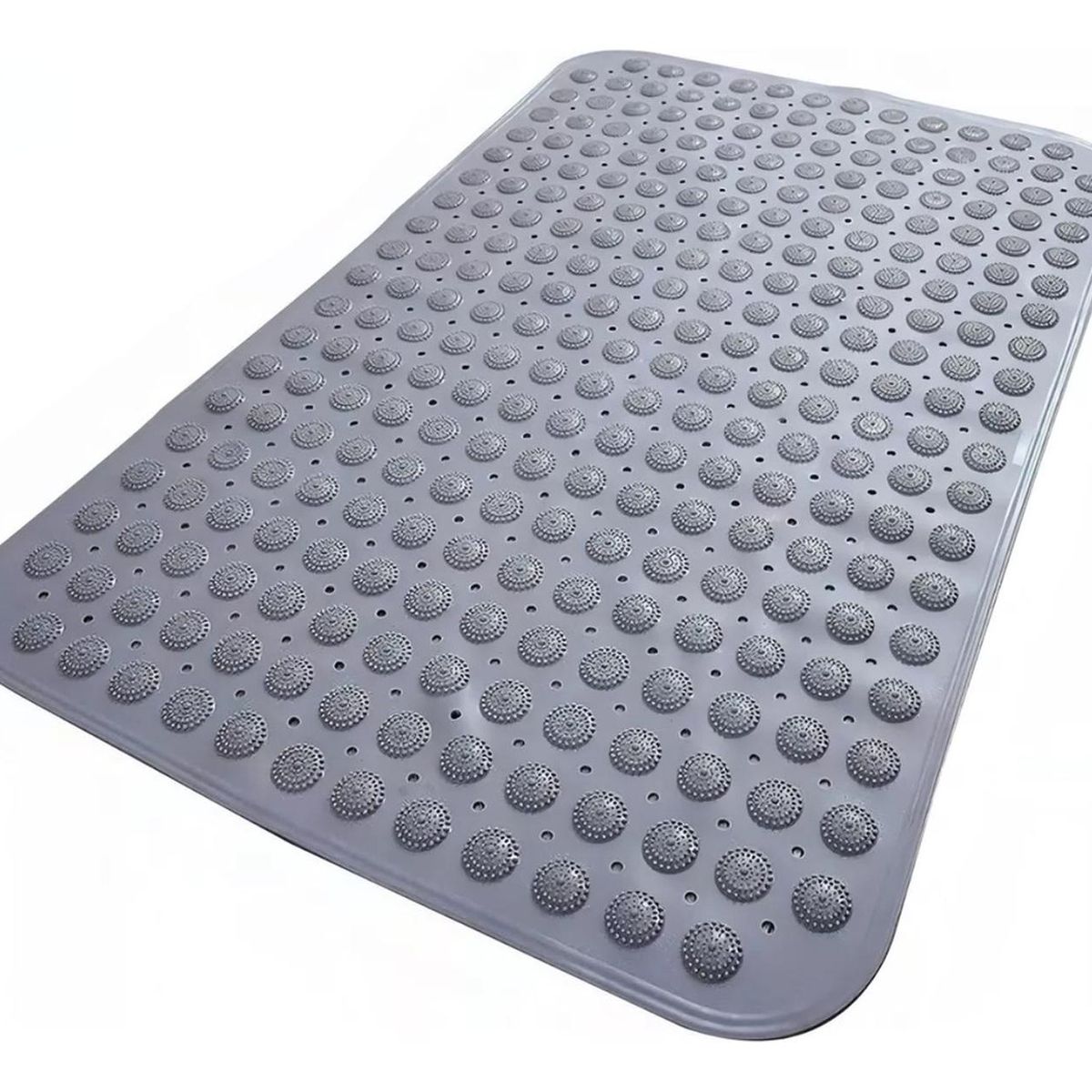 IMPORTCLICK - Tapete Alfombra Goma Antideslizante Piso Ducha Baño Gris IMPORTCLICK