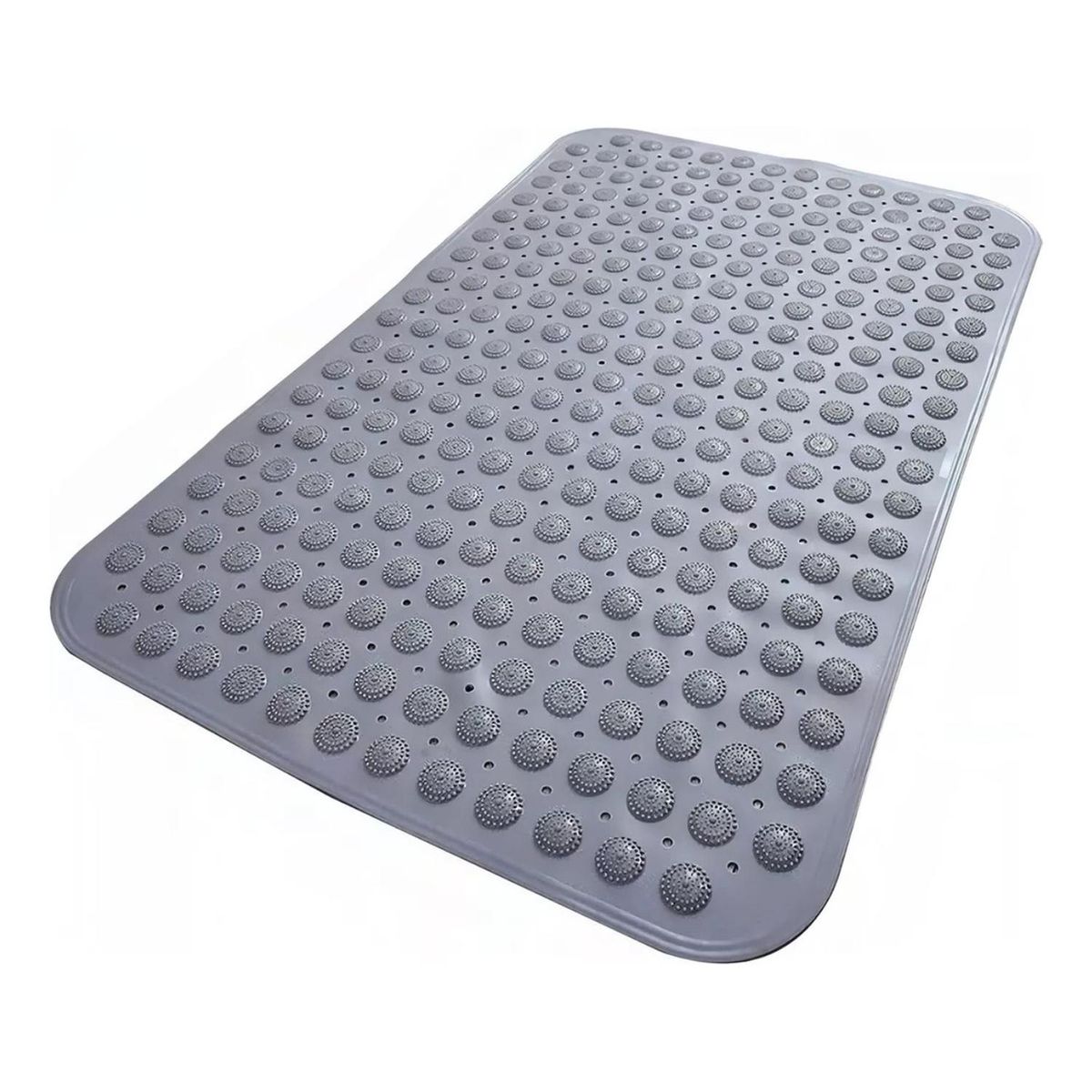 IMPORTCLICK - Tapete Alfombra Goma Antideslizante Piso Ducha Baño Gris IMPORTCLICK