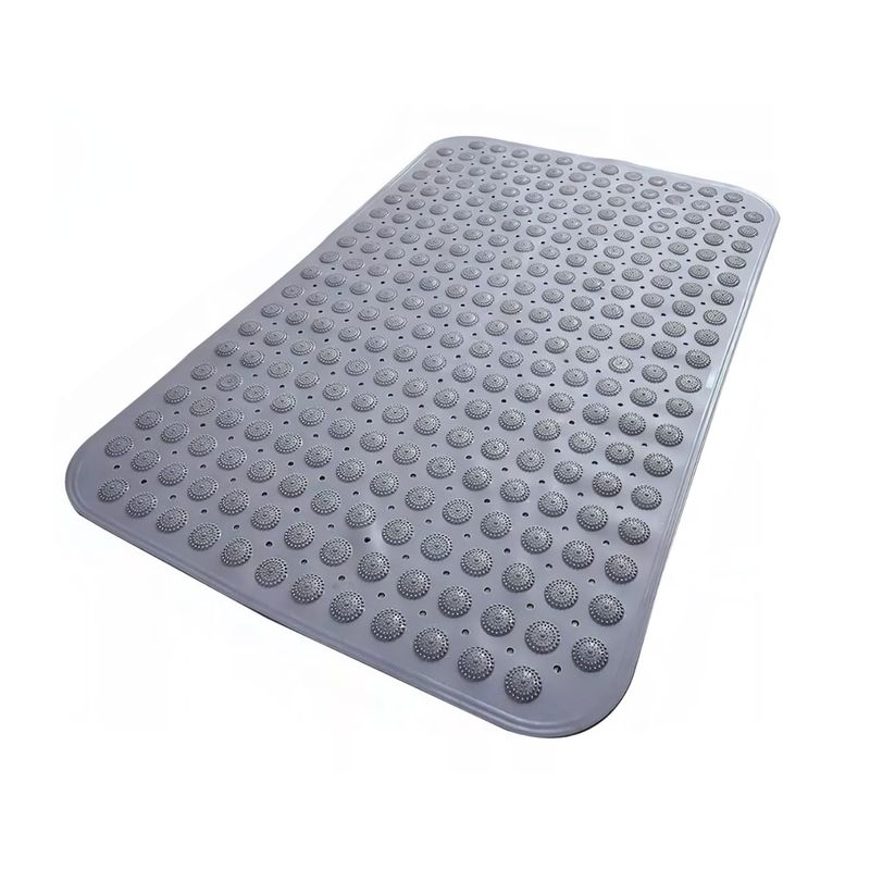IMPORTCLICK - Tapete Alfombra Goma Antideslizante Piso Ducha Baño Gris IMPORTCLICK