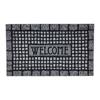 Alfombra Limpiapies Felpudo Alfombra De Entrada Piedras Gris