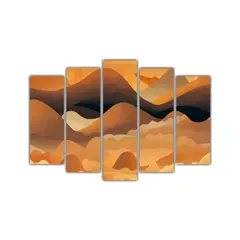 GENERICO - Cuadros Temáticos Para Decorar La Cocina Con Montañas 100x65cm