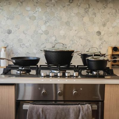 Imagen 2 del producto Batería de Cocina Antiadherente Black Copper 7 Pzs