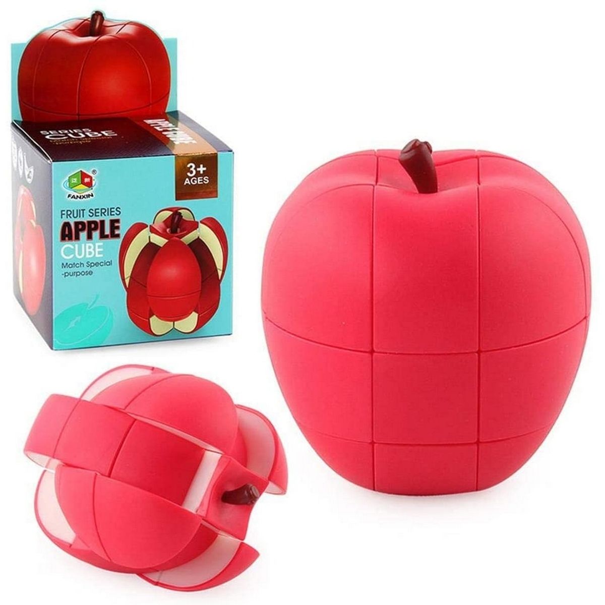 FANXIN - 3x3x3 Manzana Fanxin Cubo Mágico Rubik Colección