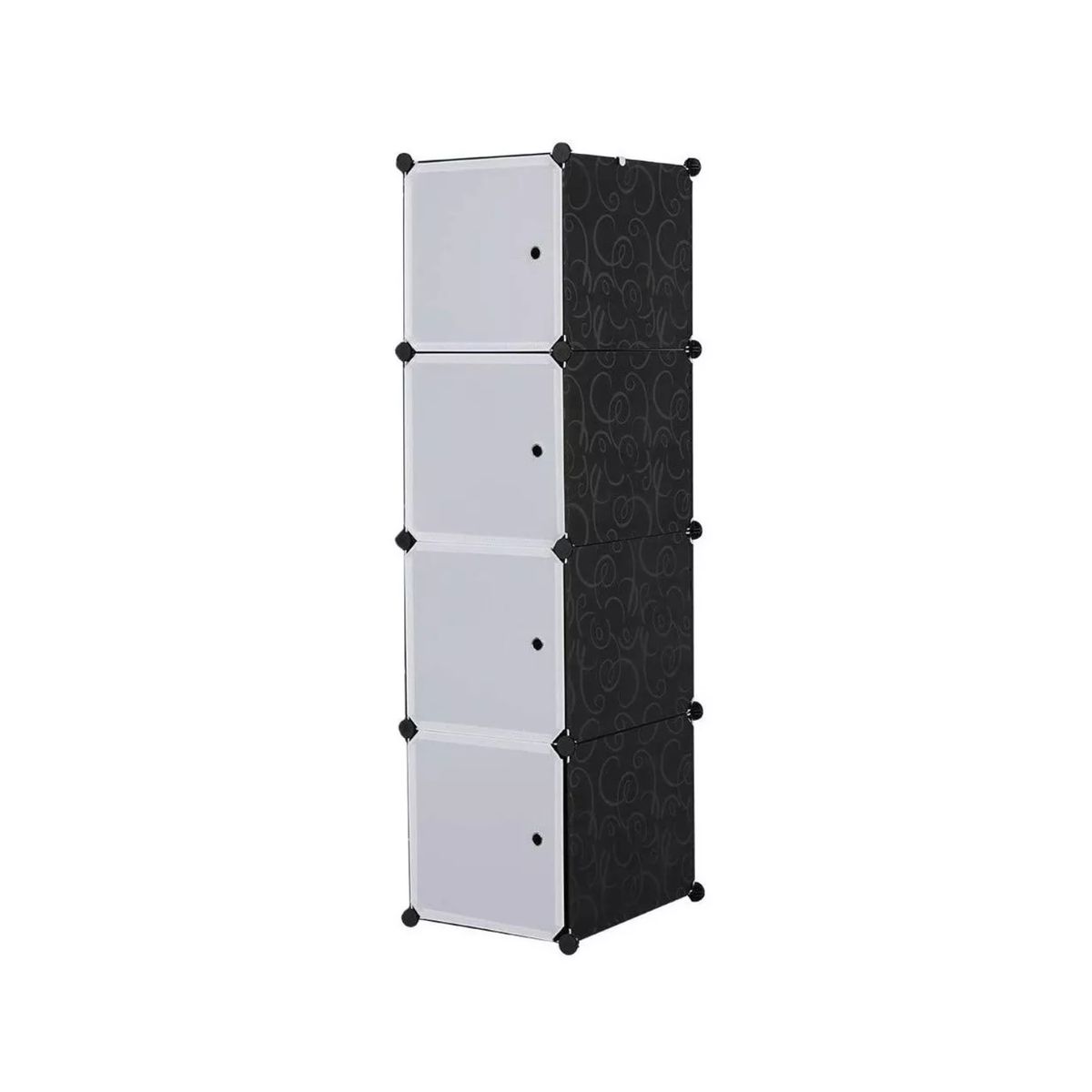 IMPORTCLICK - Organizador Closet Ropero Hogar 4 Módulos 127x32x44 CM Negro