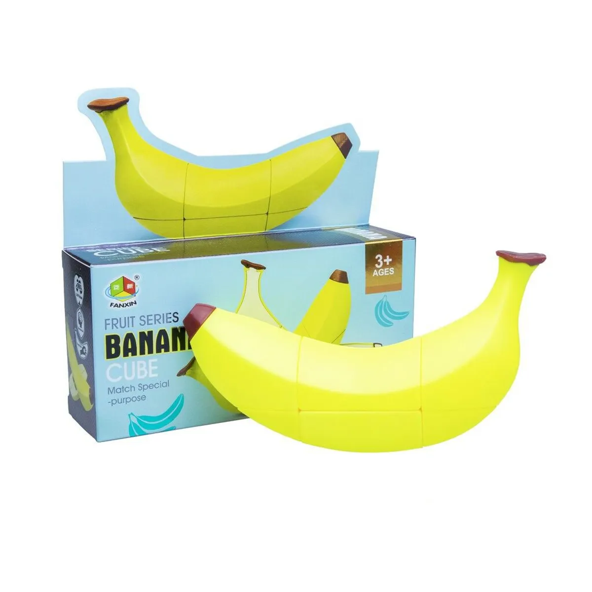 FANXIN - 3x3x3 Banana Platano Fanxin Cubo Rubik Colección