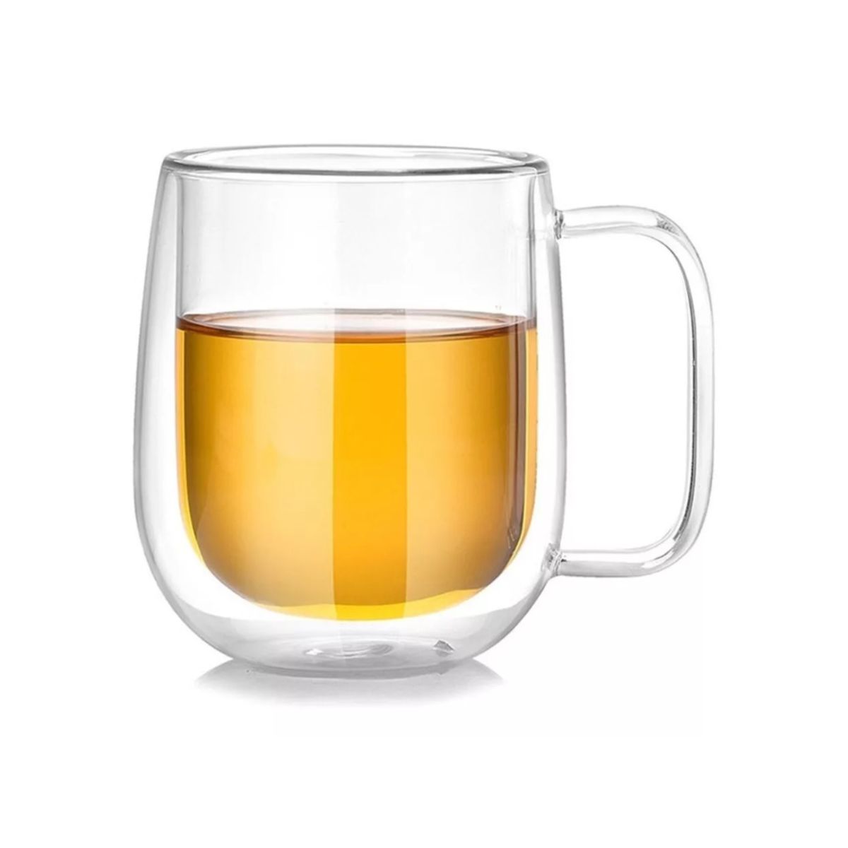 IMPORTCLICK - Pack 2 Tazas MUG Café Té Doble Pared Vidrio 250 ML IMPORTCLICK