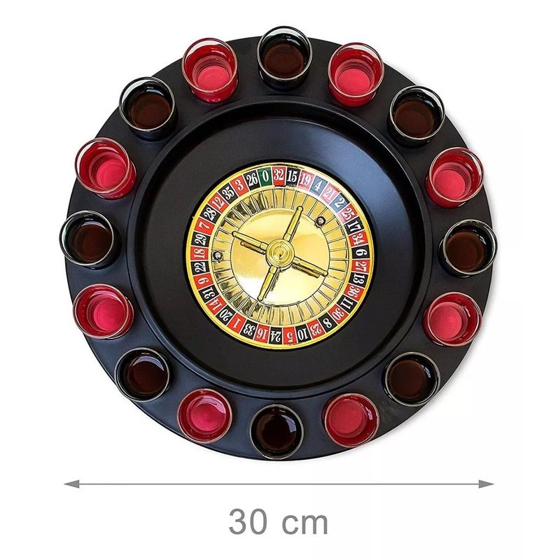GENERICO - Juego De Mesa Ruleta De Shots Bebidas Juego De Fiesta Amigos
