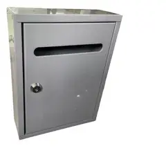 GENERICO - Buzón Para Cartas Metalico Con Llave De Seguridad