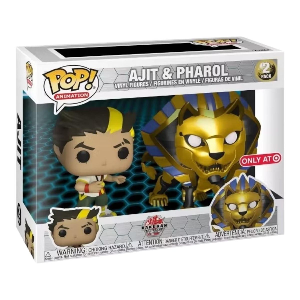 FUNKO - FIGURA COLECCIONABLE FUNKO POP BAKUGAN - AJIT & PHAROL