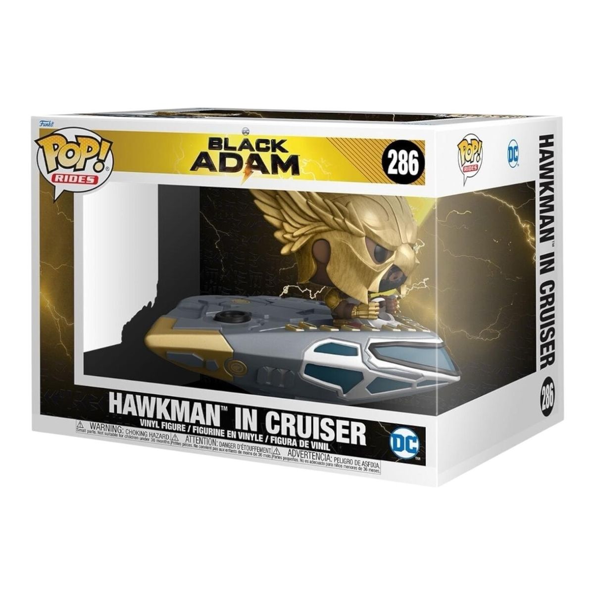 FUNKO - Funko Pop Black Adam Hawkman in Cruiser Figura