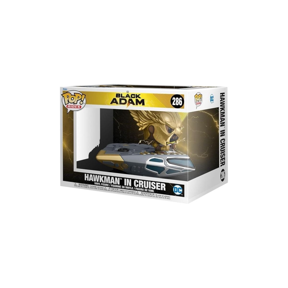 FUNKO - Funko Pop Black Adam Hawkman in Cruiser Figura
