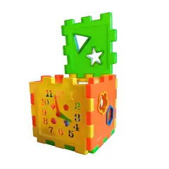 PERROT - Cubo Didáctico De Encajes Juguetes