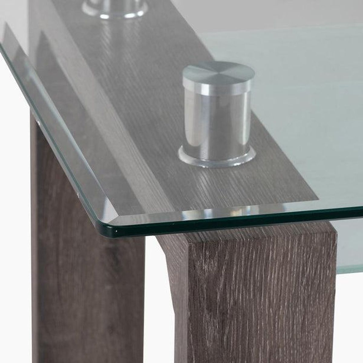 SPAZZIO - Mesa comedor Prisma cuadrada albayalde + 4 sillas Retro albayalde