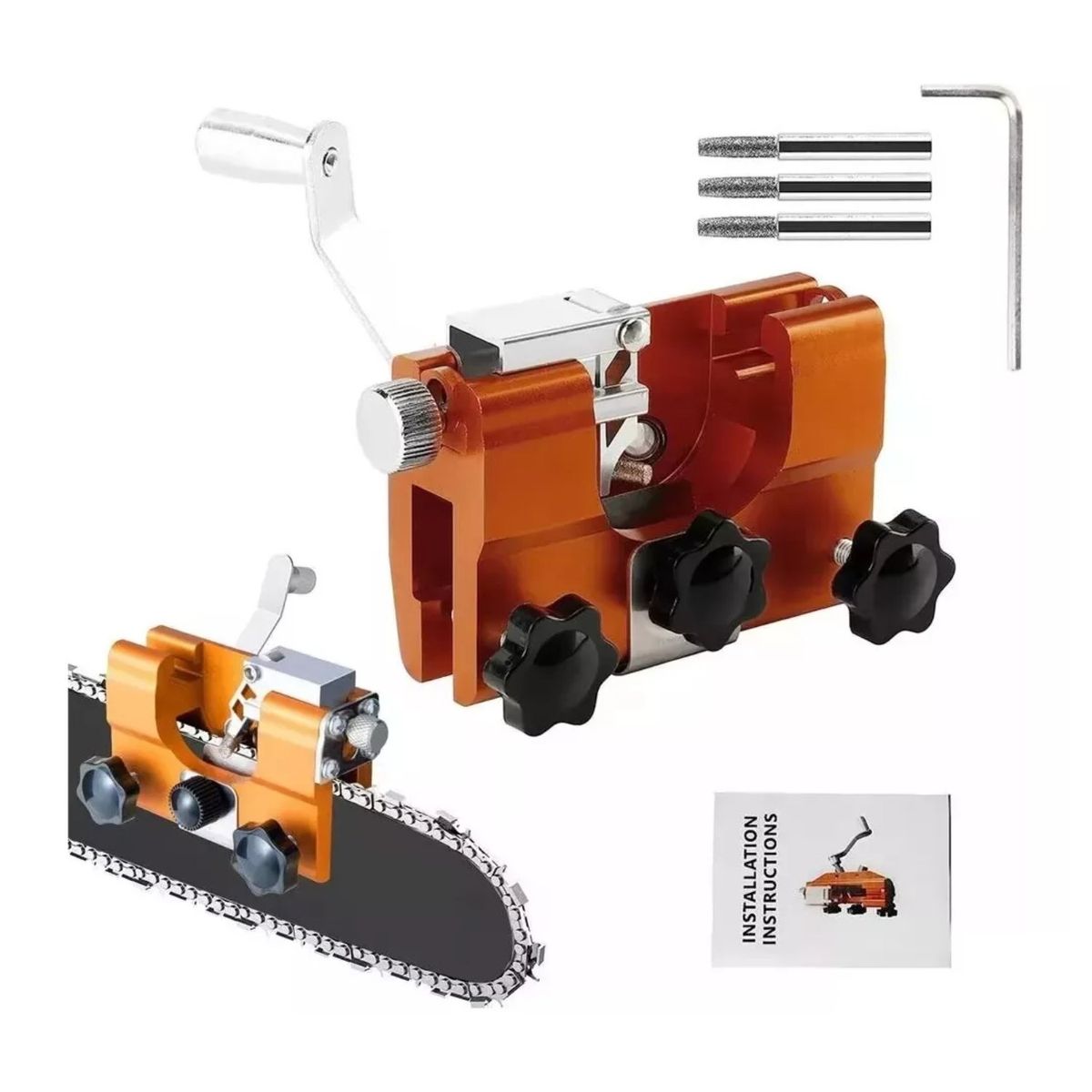 Afiladora Cadena Motosierra Manual Naranjo IMPORTCLICK, marca IMPORTCLICK - Foto 2