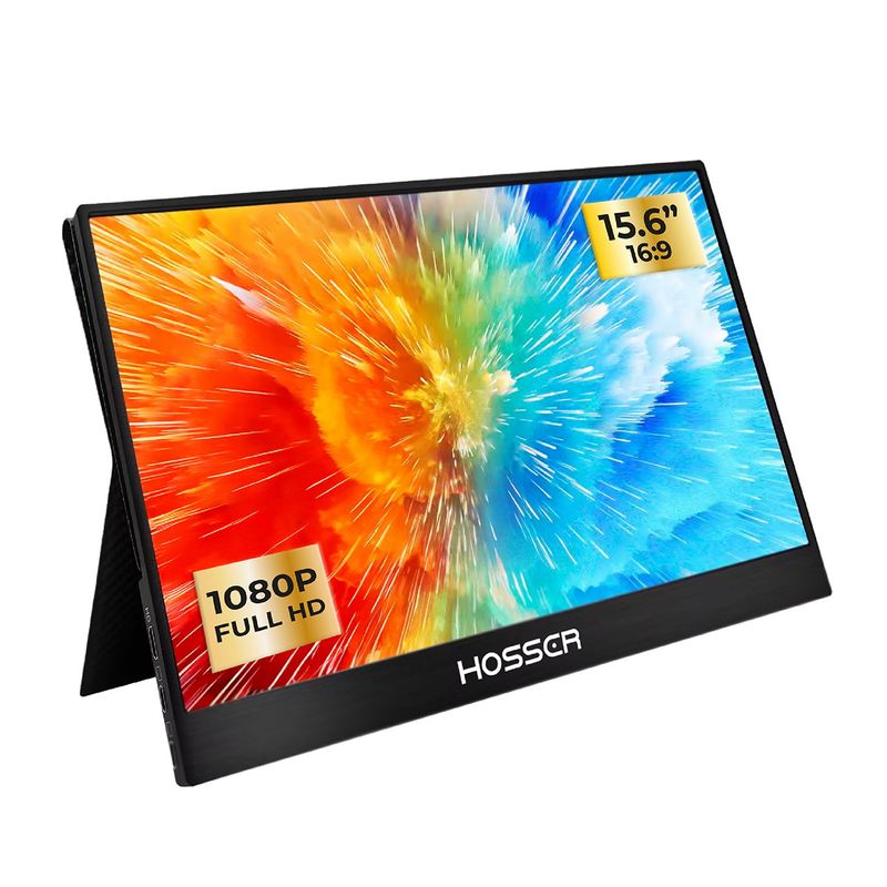 HOSSER - Monitor Notebook Portátil Gaming 15.6 Hosser FHD Parlante