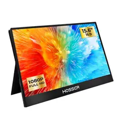 HOSSER - Monitor Notebook Portátil Gaming 15.6 FHD Parlante