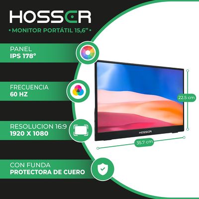 Imagen 2 del producto Monitor Notebook Portátil Gaming 15.6 FHD Parlante