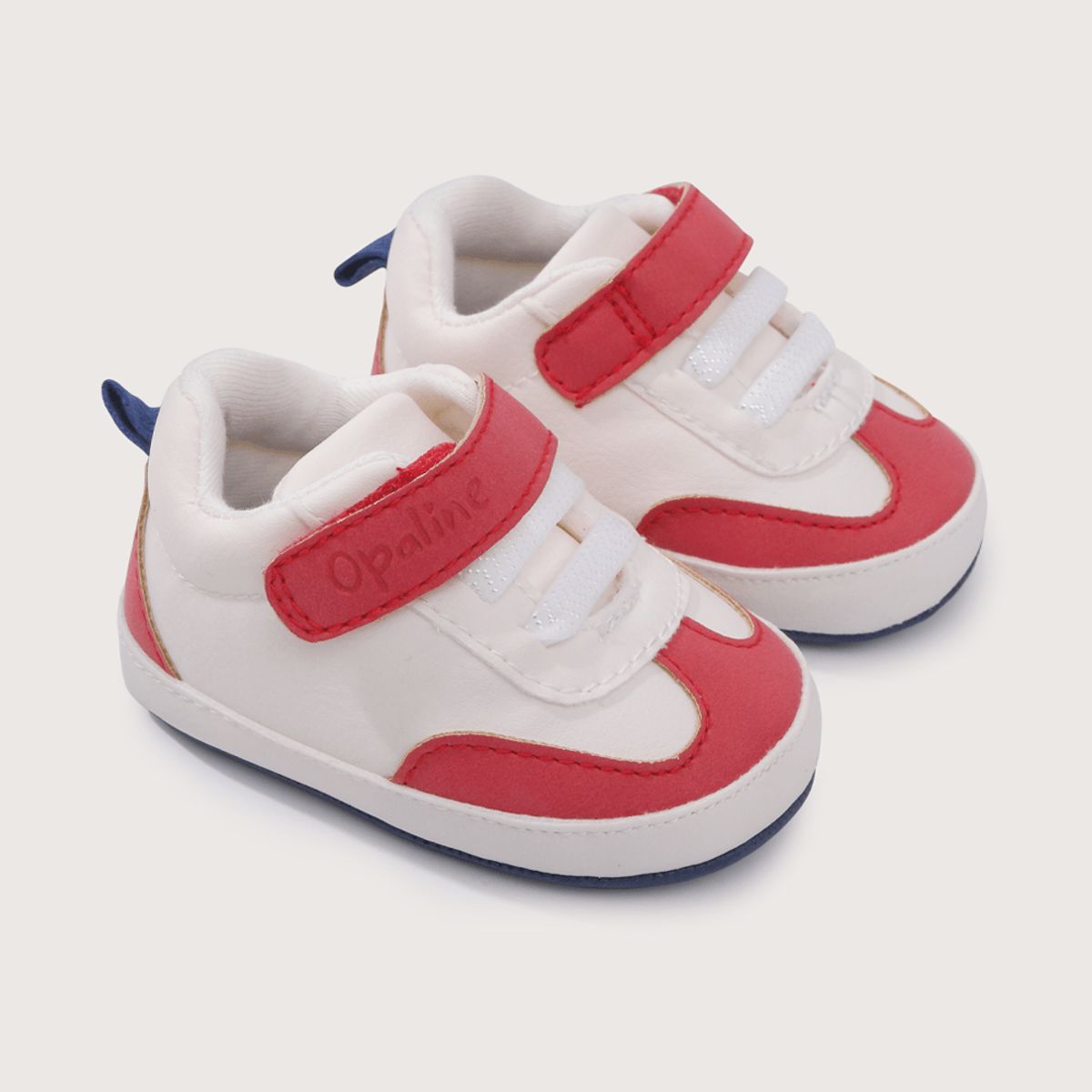 OPALINE - Zapatilla Bebé niño Blanco 39324 Opaline